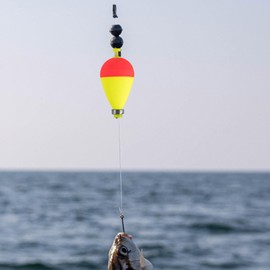 Fishing Bobber,10X Oval Fishing Floats Ball | Weighted Water Cork Ball Outdoor Sports Accessories for Freshwater Catfish Trout Ice