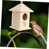 Sosoport Elegant Wooden Bird House Garden Nest Bird Feeder Hummingbird