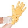 FRANZ MENSCH Hygostar Nitrile Grip Work Gloves, Nitrile Coating, Box,