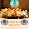Gulfmew 1 Pack Chicken Coop Heater with Remote Control, Timing