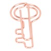 100Pcs Paper Clip Metal Rose Gold Color Urheen Design Paperclip