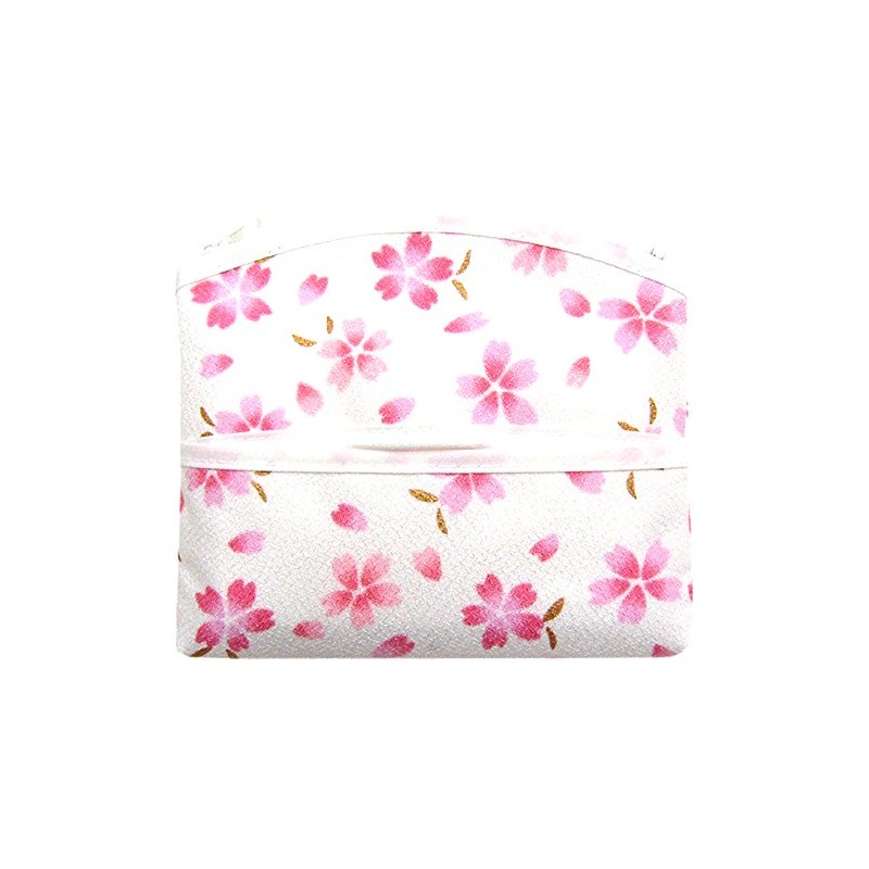 Maeda Dyeing Seishian, Spring Iro (Cherry Blossoms), Tissue Pouch
