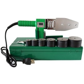 INTSUPERMAI Plastic Water Pipe Welder Hot Melt Machine with Digital Readout Plastic Water Pipe Welder for PP/PP-R/PE/PP-C Pipe 110V 800W