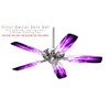 Lightning Purple - Ceiling Fan Skin Kit fits most 42