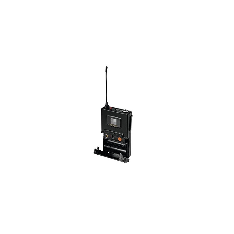 OMNITRONIC UHF-502 Pocket Transmitter 823-832MHz with Lavalier (CH B Orange)