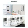 Automatic 1100ml Soap Dispenser Commercial Wall Mounted Stainless Steel Finish