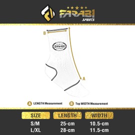 Farabi Sports Ankle Support Breathable Sprained Ankle Support for Ankle Injury, Ligament Damage, Joint Pain, Recovery, Sports, Anti Slip Ankle Compression Support Comes with Pair (Blue, S/M)