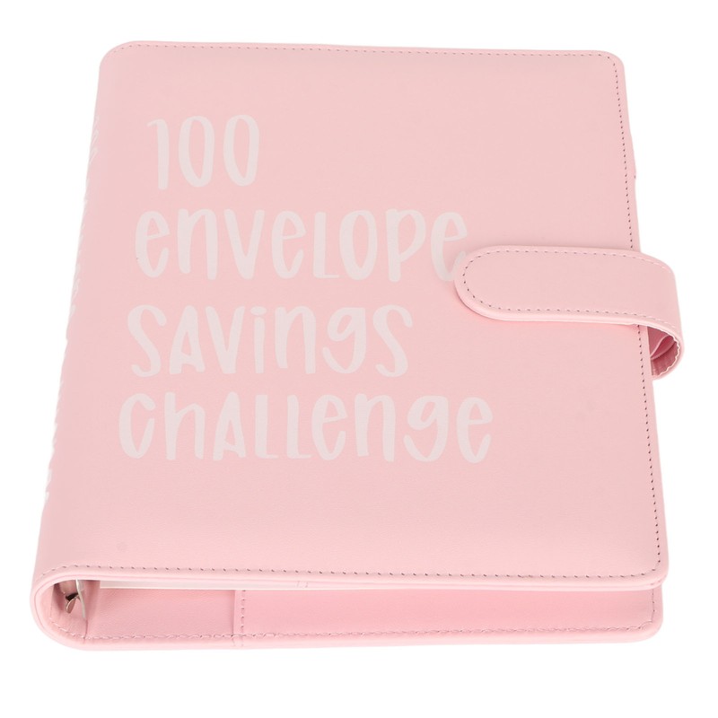 100 Envelopes Challenge Binder Waterproof A5 Money Saving Budget Binder