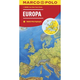 MARCO POLO Länderkarte Europa 1:2,5 Mio.: Zoom System