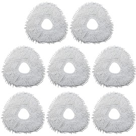 DrAer Washable Reusable Mopping Pads for Narwal Freo Z Ultra, Freo X Ultra, Freo, J3,J4,J4 lite,J5, Xiaoyao001, Strong Stain Removing Wipes Cloth Pads Premium Microfiber, White (8-Pack)