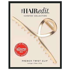 CAKURE Pinzas de metal doradas para el cabello, pinzas para el cabello con perlas grandes, antideslizantes, elegantes accesorios para el cabello para 