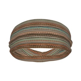 Boho Ethnic Abstract Stripes Lines Retro Sports Sweatband Head Bands for Women Men Sweat-Absorbing Headbands Suitable for Running Yoga Fitness Football Exercise