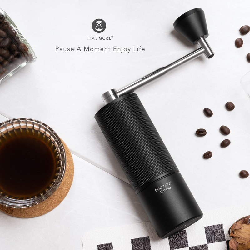 TIMEMORE Chestnut C3S PRO Manual Coffee Grinder, Stainless Steel S2C