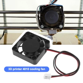 Create Idea 2Pcs DC 24V 4010 Extruder Hotend & Turbo Cooling Fan, Compatible with Creality Ender 3/3 Pro/3 V2/5 Series, 1.6x1.6x0.4 Inch, 24V, 40 dB, 2-Pin, Plastic, For 3D Printer
