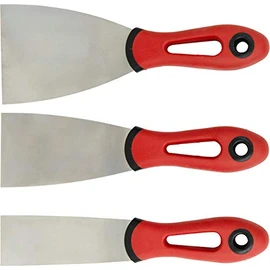 Connex Painter's Spatula Set 3 Pieces - 2K Handle & Stainless Steel Blade