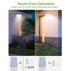 InnoGear Solar Gutter Lights Outdoor Waterproof, 29 LED Motion Sensor