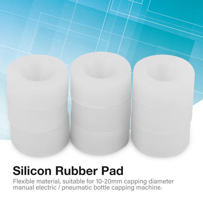 Silicone Rubber Pad 10-20mm for Bottle Capping Machine Replacement