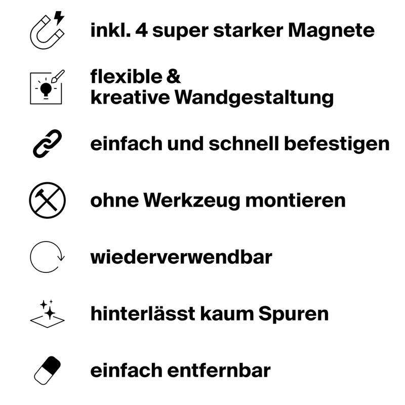 fischer Press2Fix Magnetic Hook, Fixes into Plasterboard & Soft Wood,