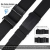 HASHIJI Ratchet Belt for Men - Elastic Nylon Tactical Belts