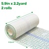 Tattoo Aftercare Bandage 5.9" x 2.2 Yard（2 Rolls） - Tattoo