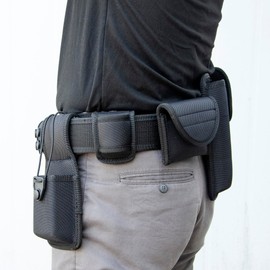 ZGJINLONG police Utility Duty Belt Rig police Molded Pouches Kit Tactical Security Guard Belt Modular Law Enforcement Military Equipment Belt 4 pack Belt Keeper