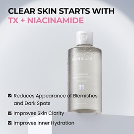 SKIN LAB SKIN SCIENCE SOLUTION Skin&Lab Tx Niacin Essence Toner, Tónico Facial Iluminador E Hidratante Con 3% De Ácido Tranexámico Y 5% De Niacinamida, Producto Coreano Para El Cuidado De La Piel