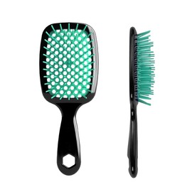 AIMALL New brush, Detangle Brush, Hollow Shape Comb, Plastic for Wet and Dry Hair Flexible Bristles