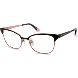 Victoria's Secret Eyeglasses VS 5026 002 Black Top/Temples With Pale Pink Rim, G