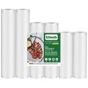 Kitboodle Vacuum Sealer Bags, 6 Pack 2 Rolls 11" x