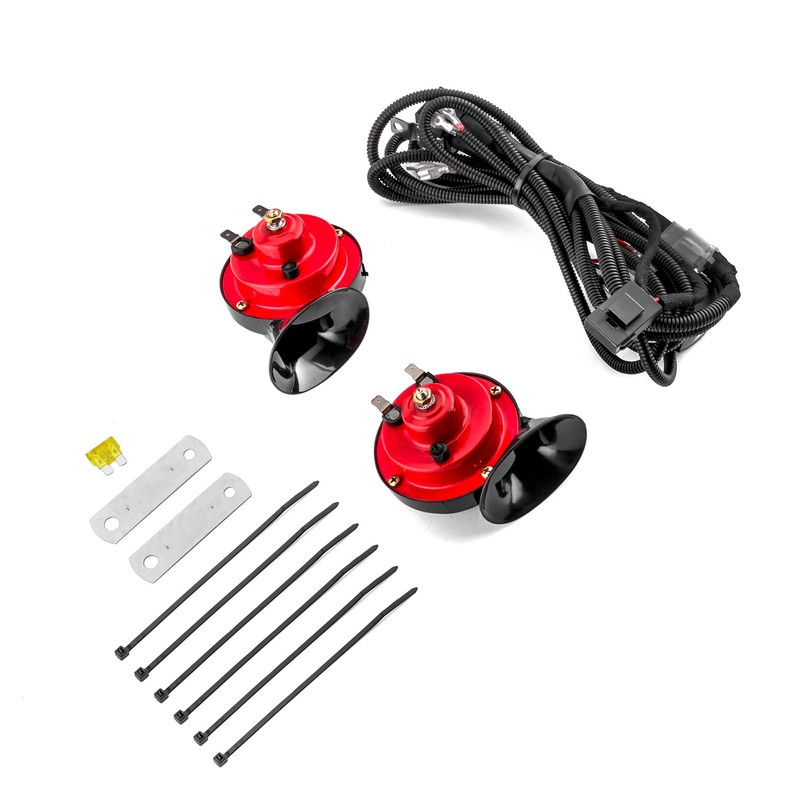 WeiSen 2 Pack UTV/ATV 12V Horn Kit with Rocker Switch