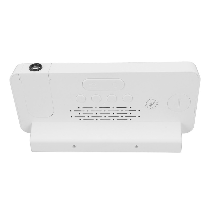 Projection Alarm Clock Time Date Temperature Display 180 Degree Wide