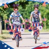 Simgoing 33 Pcs 4th of July Parade Bike Decoration Kit