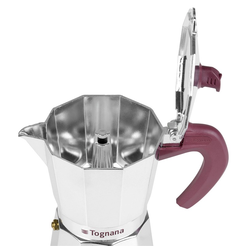 6 Cups Express Machine Extra 240 ml, Silver