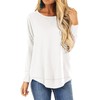 HIYIYEZI Fall Long Sleeve Plus Pullover Side Split Loose Casual