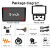 for Dodge Ram Radio 2013-2019 1500 2500 3500 9" IPS
