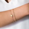 Gold Initial Bracelets for Women Dainty Heart Bracelets Gold Adjustable