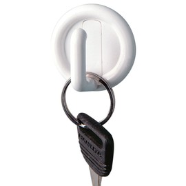 InterDesign Utility Hooks, Self-Adhesive Organizers for Entryway, Kitchen, Bathroom, Office - Set of 4, White