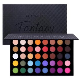 Long Lasting Eyeshadow Palette - Highly Pigmented Shimmer & Matte Metallic Colors Makeup Cosmetic