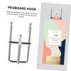 CIYODO 10 Pcs Hooks Iron Pegboard Hooks for Garage Retail