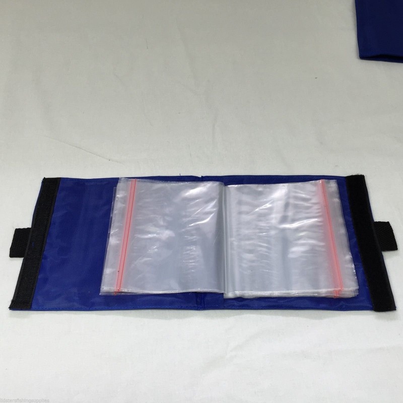1 x New 30 Pocket Blue Sea Fishing Rig wallet