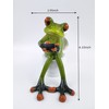 VVGIFTS - Figuritas de rana para decoración divertida y bonita
