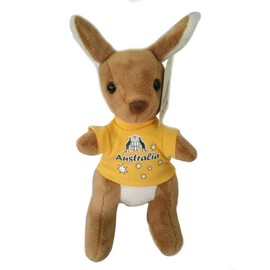 I Love Aus Kangaroo with Yellow Tee