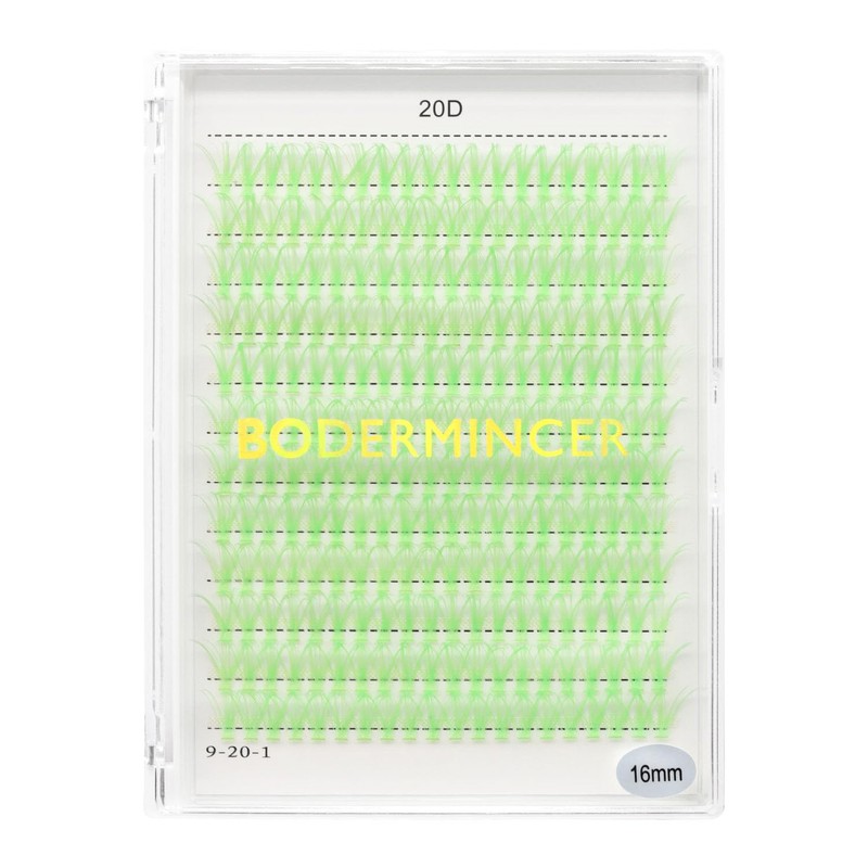 Bodermincer D Curl 240pcs 20D Lashes Cluster Eyelashes False Eyelashes