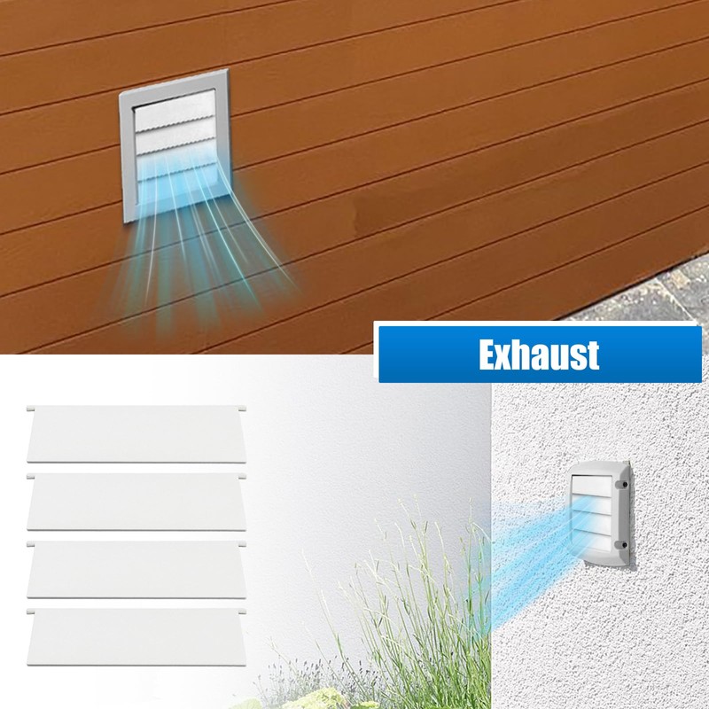 Dryer Exhaust Vent Cover Panel Replacements for 4 inch Outdoor