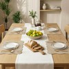 AHHFSMEI Faux Linen Placemats Set of 6 Heat Resistant Non-Slip