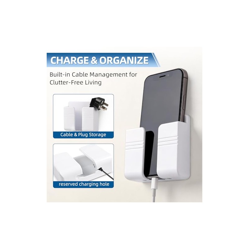 Wall Phone Holder for RVs and Campers - 2 Pack