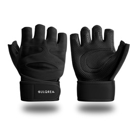 BULQREA Training Gloves, Callus Prevention, 3-Layer Structure, Honeycomb, Men's, Women's, Muscle Training, Gym