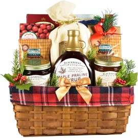 A Gourmet Breakfast Gift Set with Buttermilk Pancake Mix, Small Batch Syrup, Gourmet Jams, Toppings and So Much More, 8 Pounds