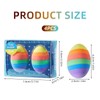 Pack of 4 Easter Egg Erasers, Colourful Erasers for Easter