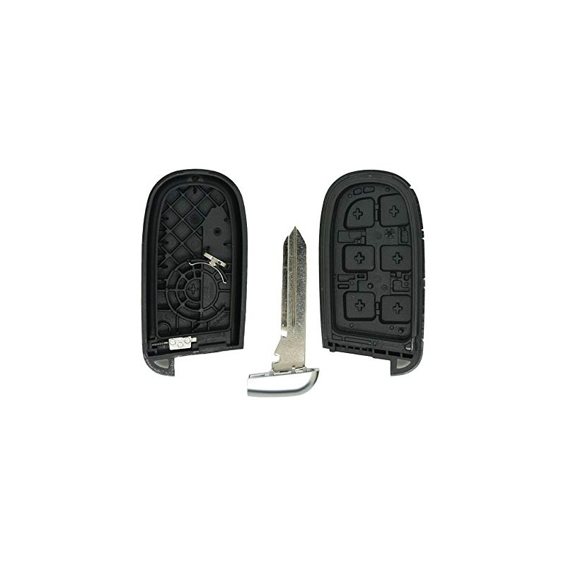 BROVACS Key Shell + Uncut Blank Emergency Key Compatible with